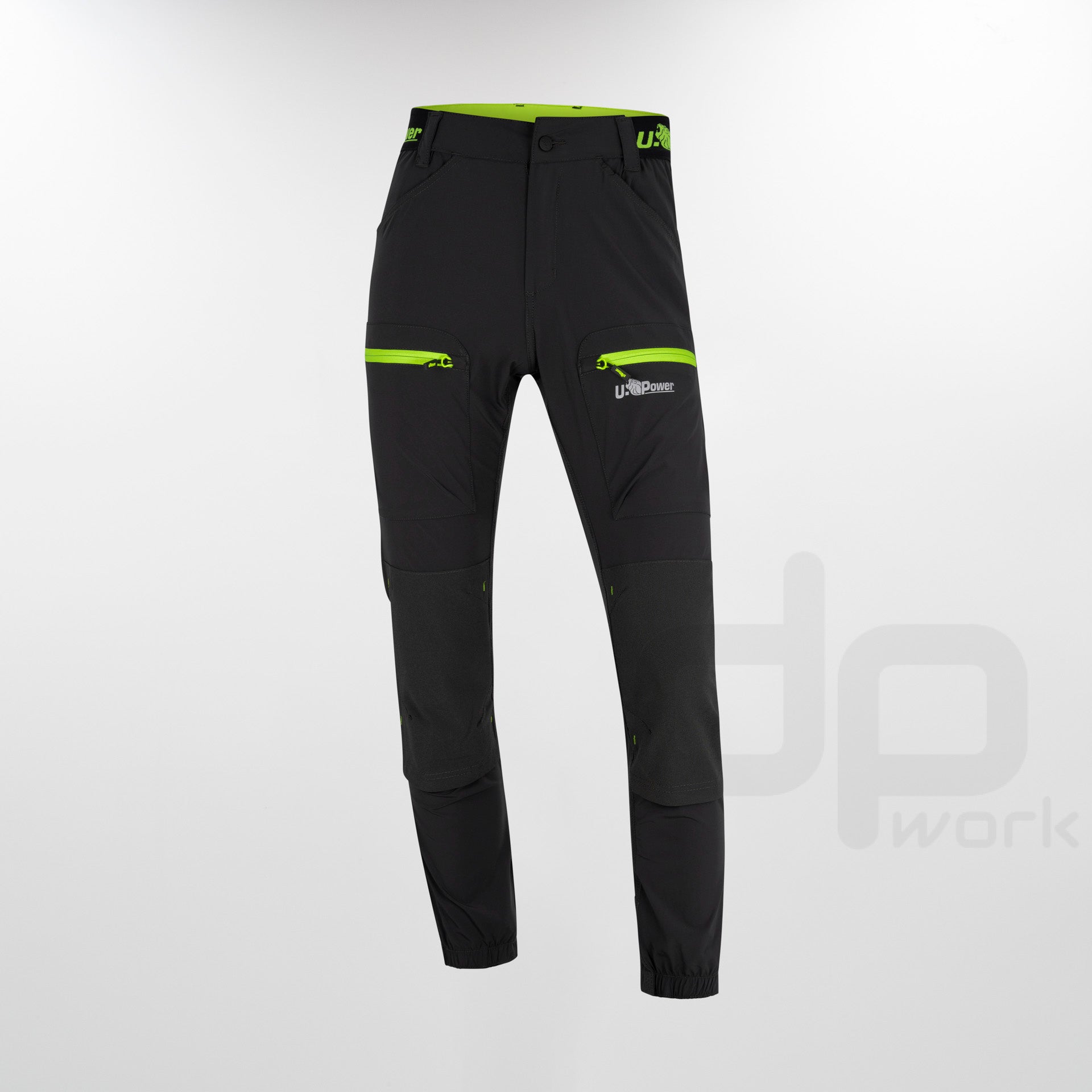 JAKO Power Pantaloni Da Allenamento Uomo - Sportivi Con Cerniera E Coulisse